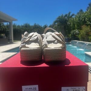 Valentino Garavani Atelier 03 Rose Edition Wedge Espadrille Sandals
